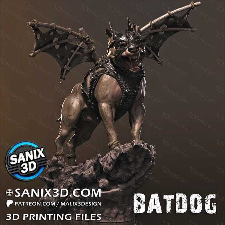 Sanix3d DC漫画 蝙蝠狗