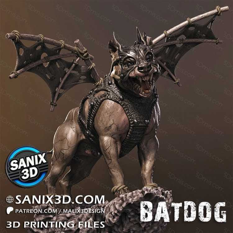 Sanix3d DC漫画 蝙蝠狗