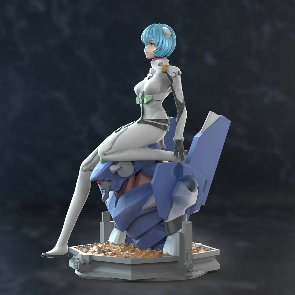 P站图纸印象馆 新世纪福音战士 绫波丽 新世纪福音战士 绫波丽