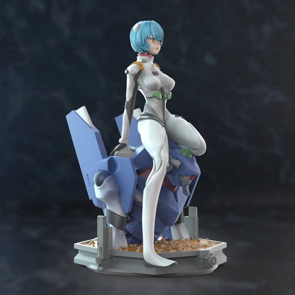 P站图纸印象馆 新世纪福音战士 绫波丽 新世纪福音战士 绫波丽