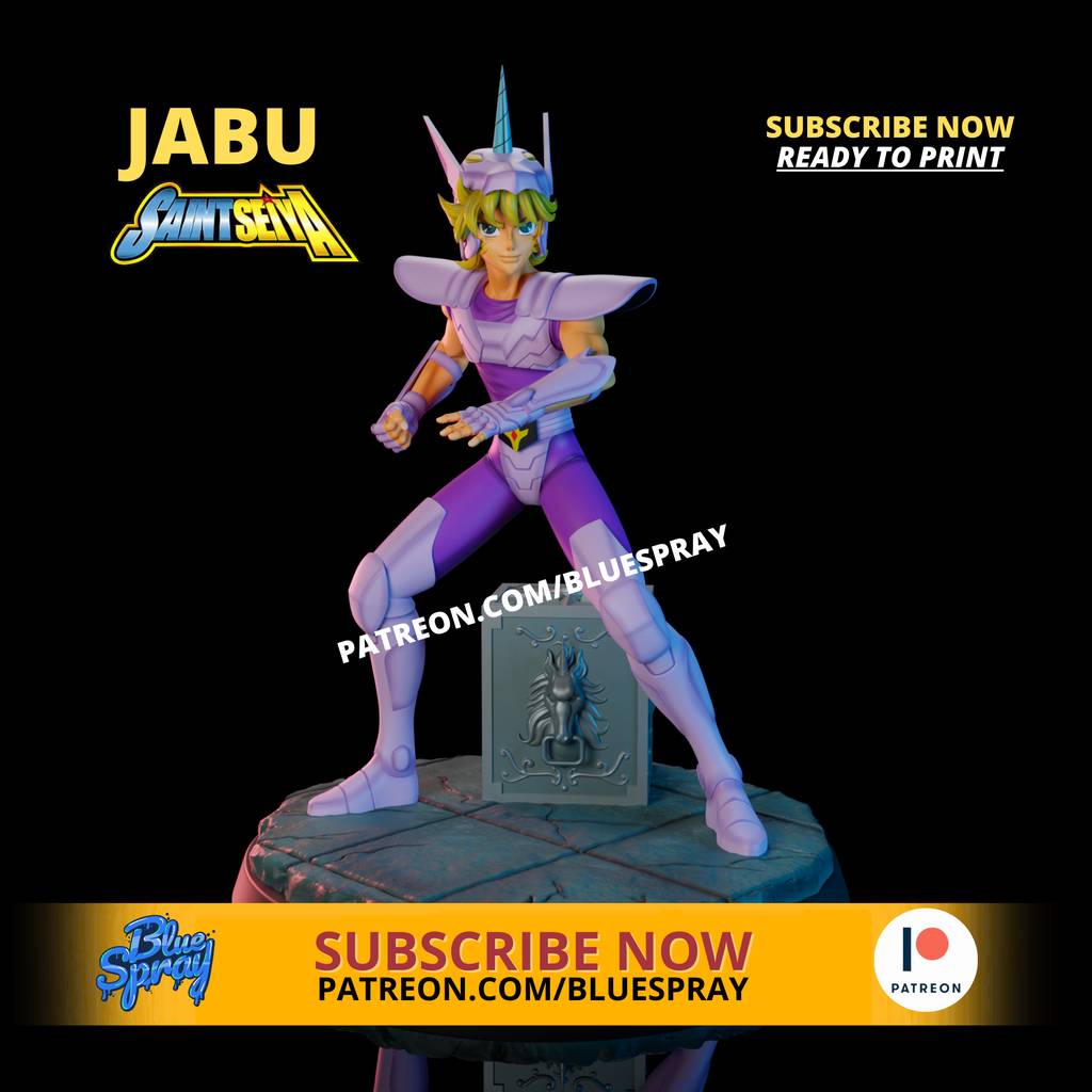 P站图纸印象馆 Blue Spray 圣斗士星矢 独角兽座 邪武 Blue Spray 圣斗士星矢 独角兽座 邪武