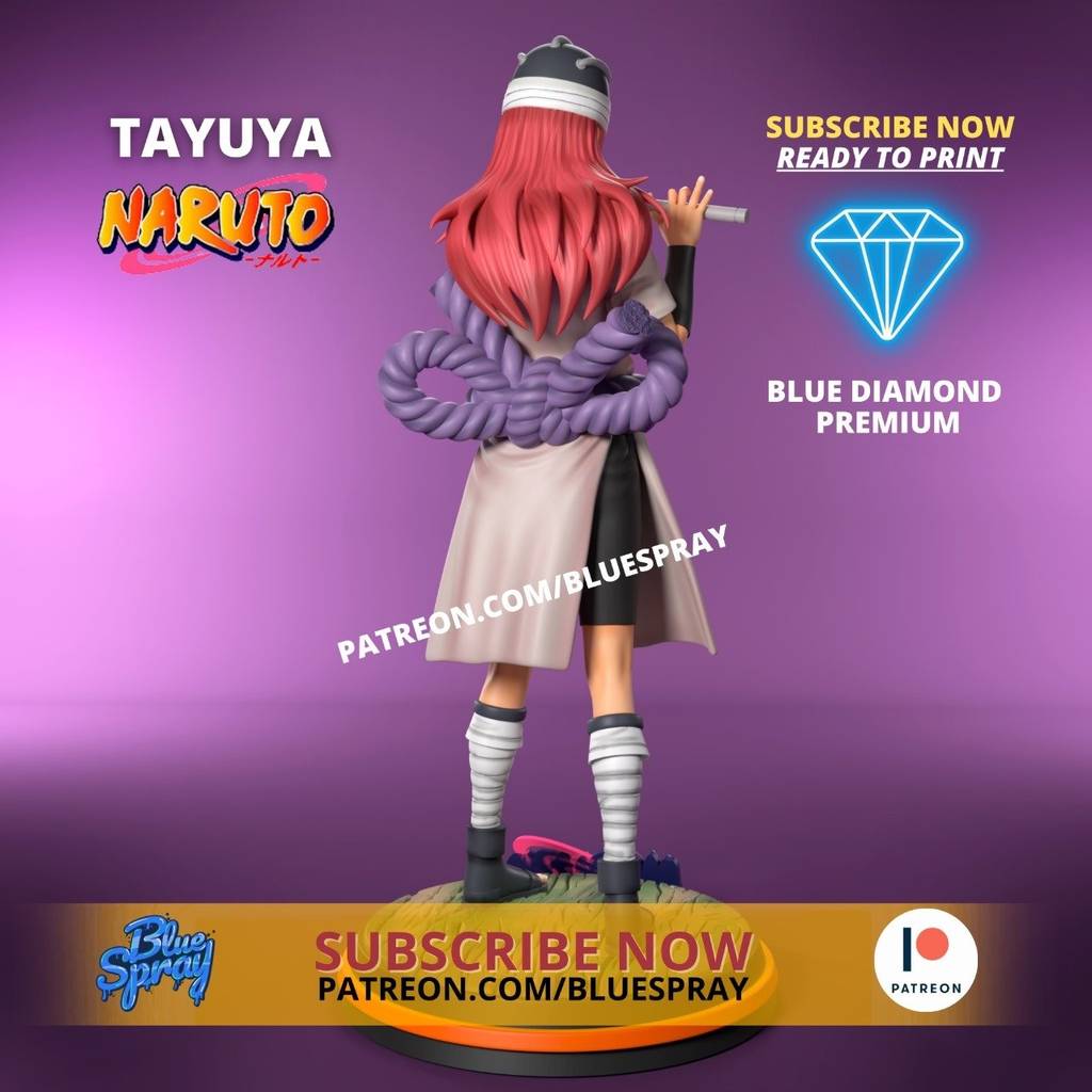 P站图纸印象馆 Blue Spray 火影忍者 多由也 Blue Spray 火影忍者 多由也