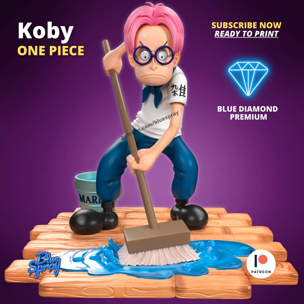 P站图纸印象馆 Blue Spray 海贼王 克比 Blue Spray 海贼王 克比
