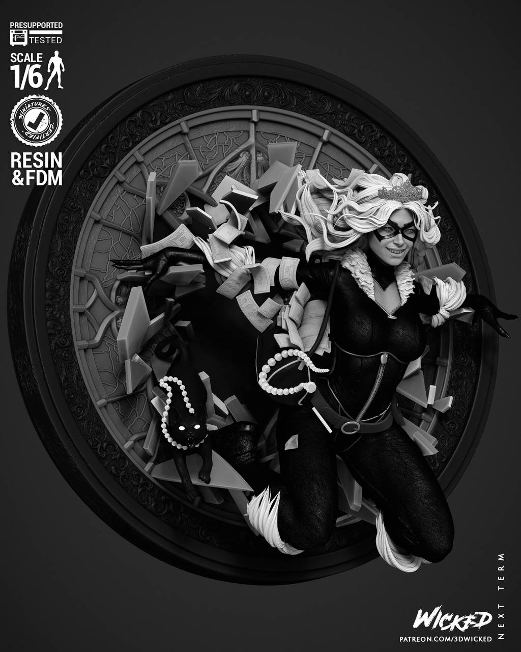 P站图纸印象馆 3DWicked 漫威 菲丽西亚·哈代 3DWicked 漫威 菲丽西亚·哈代