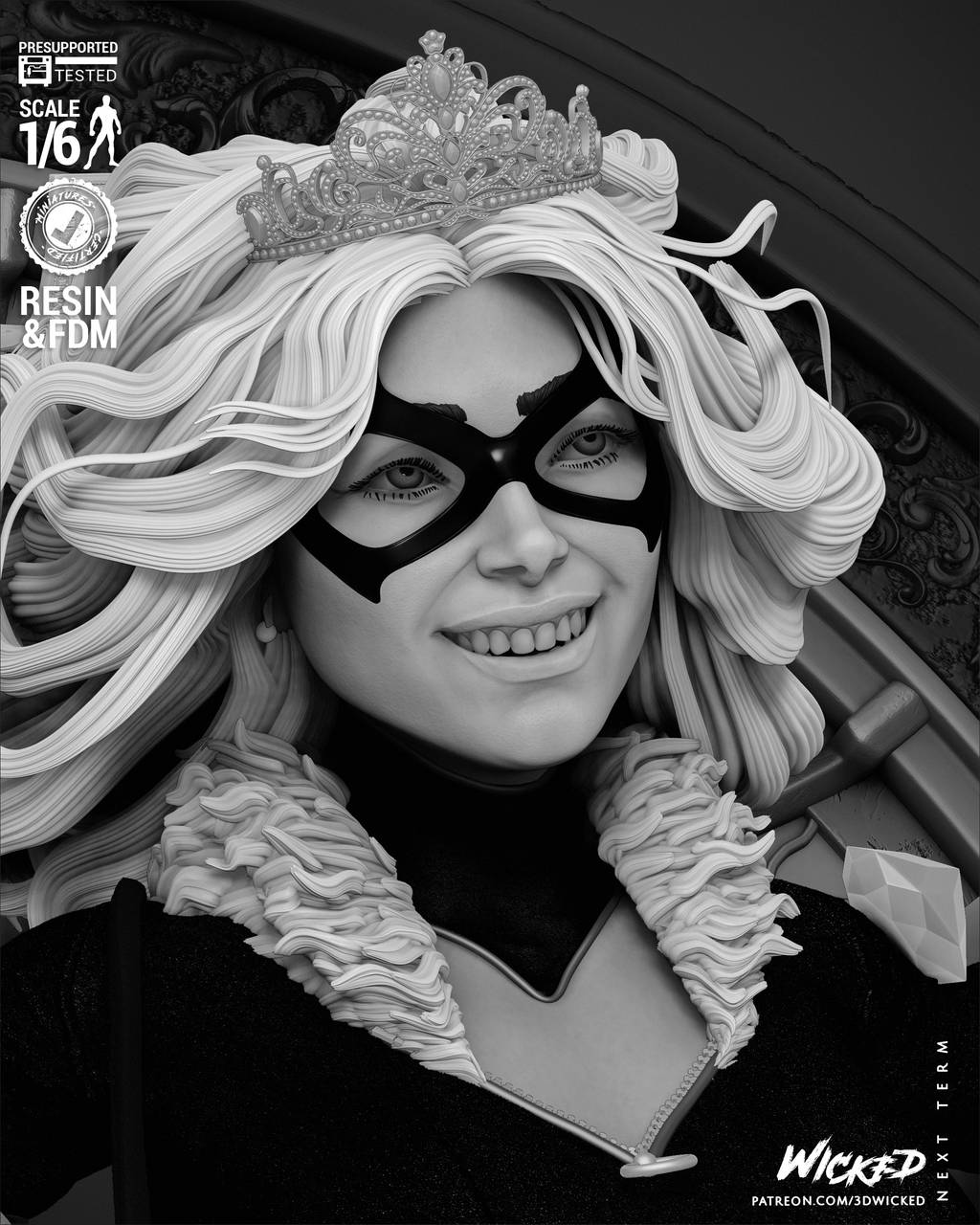 P站图纸印象馆 3DWicked 漫威 菲丽西亚·哈代 3DWicked 漫威 菲丽西亚·哈代