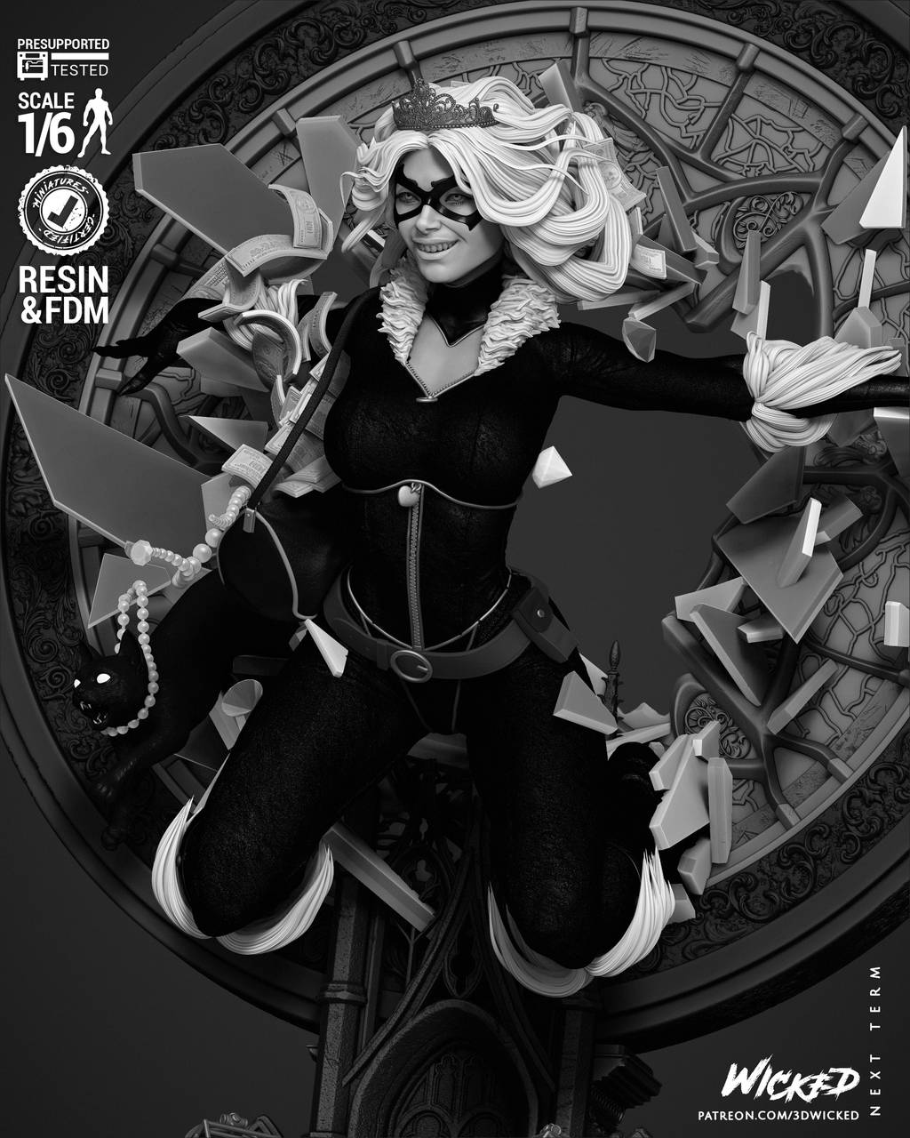 P站图纸印象馆 3DWicked 漫威 菲丽西亚·哈代 3DWicked 漫威 菲丽西亚·哈代