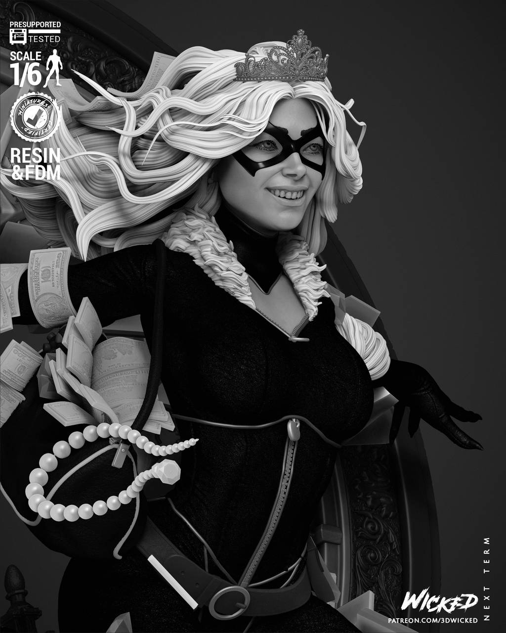 P站图纸印象馆 3DWicked 漫威 菲丽西亚·哈代 3DWicked 漫威 菲丽西亚·哈代