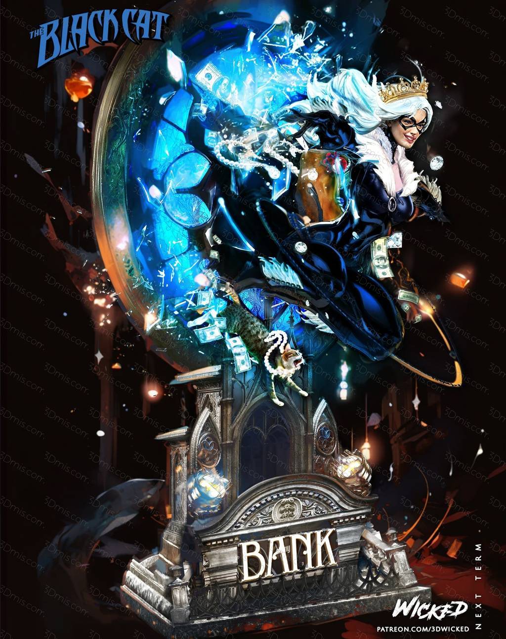 P站图纸印象馆 3DWicked 漫威 菲丽西亚·哈代 3DWicked 漫威 菲丽西亚·哈代