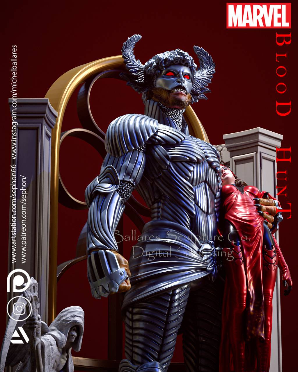 P站图纸印象馆 Geek MB 漫威 血腥风暴和绯红女巫 Geek MB 漫威 血腥风暴和绯红女巫