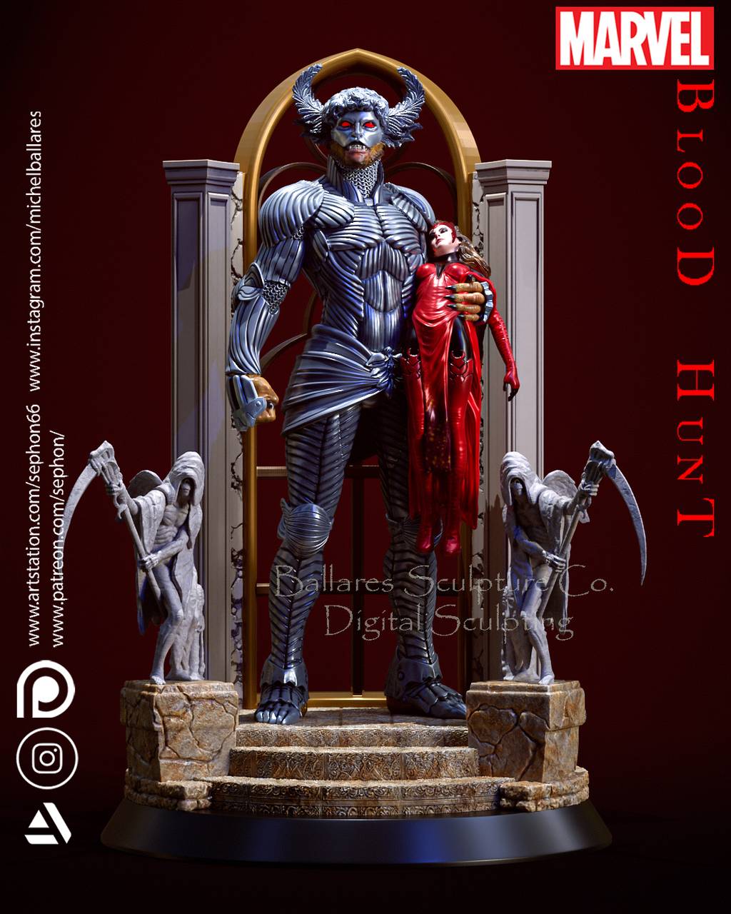 P站图纸印象馆 Geek MB 漫威 血腥风暴和绯红女巫 Geek MB 漫威 血腥风暴和绯红女巫