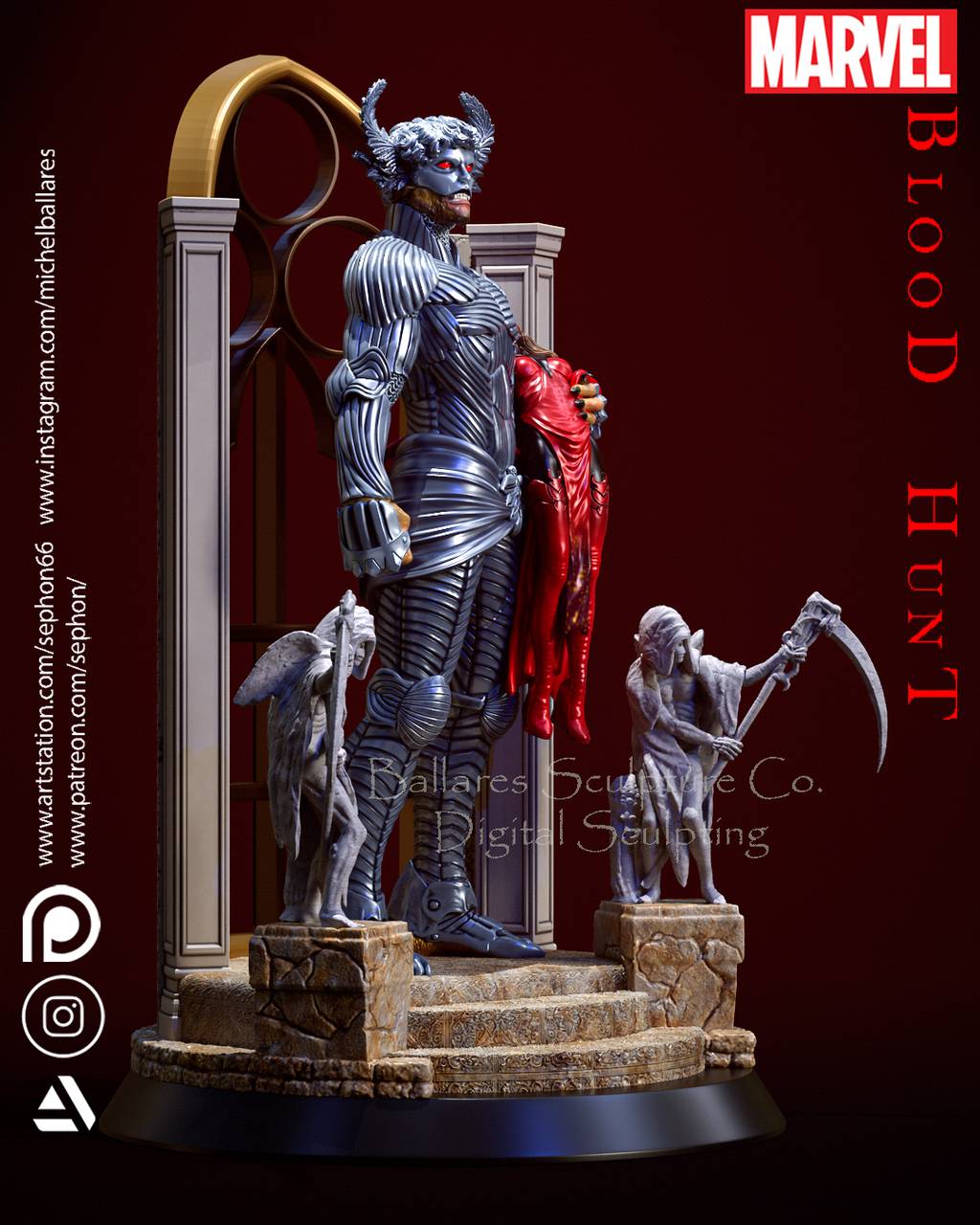 P站图纸印象馆 Geek MB 漫威 血腥风暴和绯红女巫 Geek MB 漫威 血腥风暴和绯红女巫