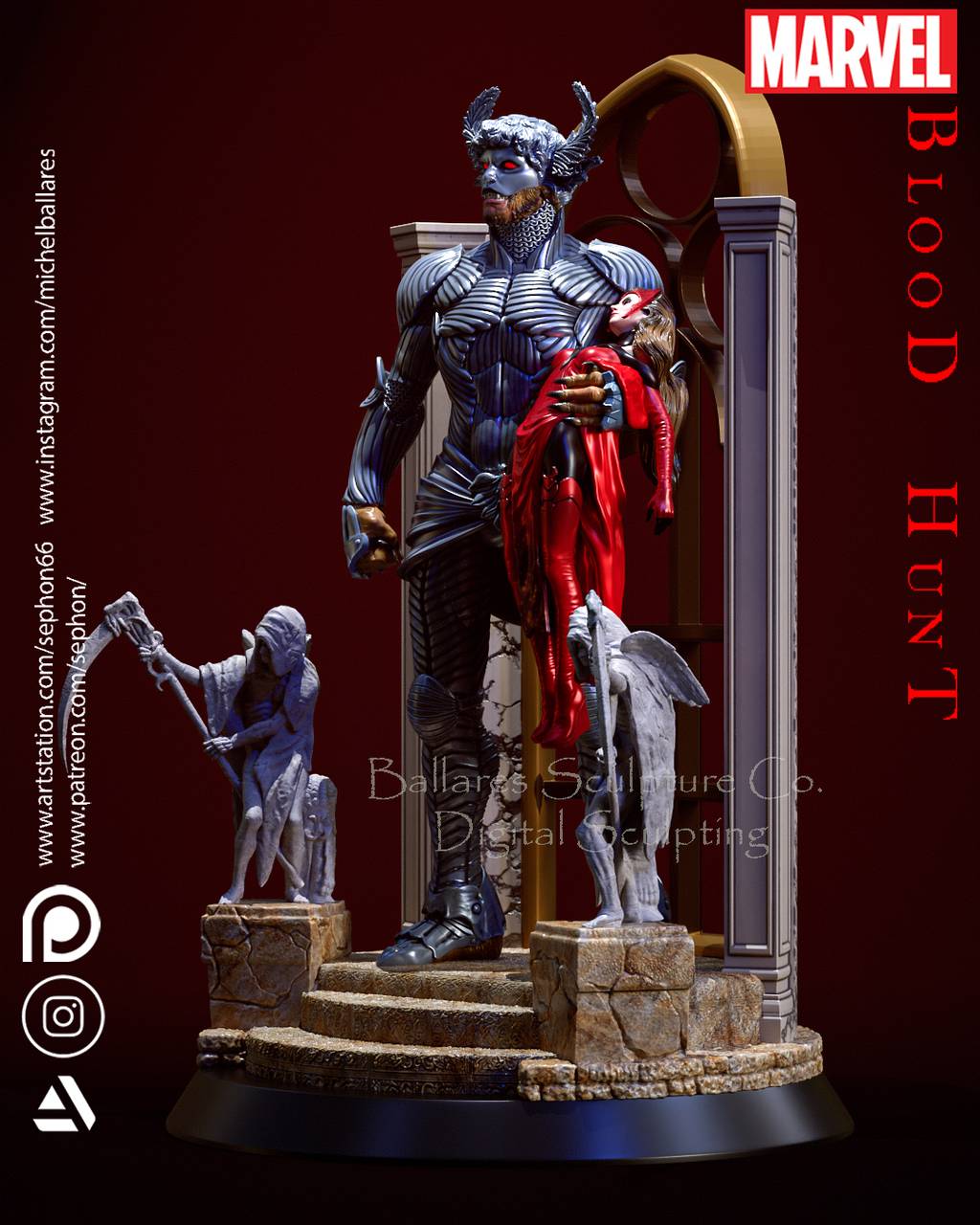 P站图纸印象馆 Geek MB 漫威 血腥风暴和绯红女巫 Geek MB 漫威 血腥风暴和绯红女巫