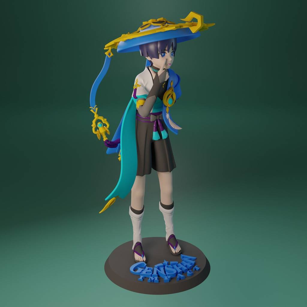 P站图纸印象馆 原神 斯卡拉姆齐 原神 斯卡拉姆齐