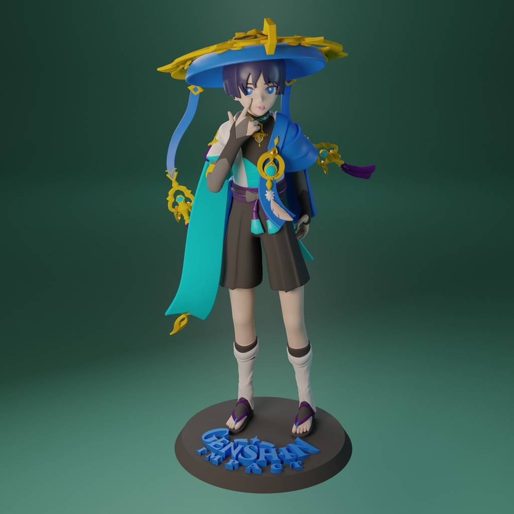 P站图纸印象馆 原神 斯卡拉姆齐 原神 斯卡拉姆齐