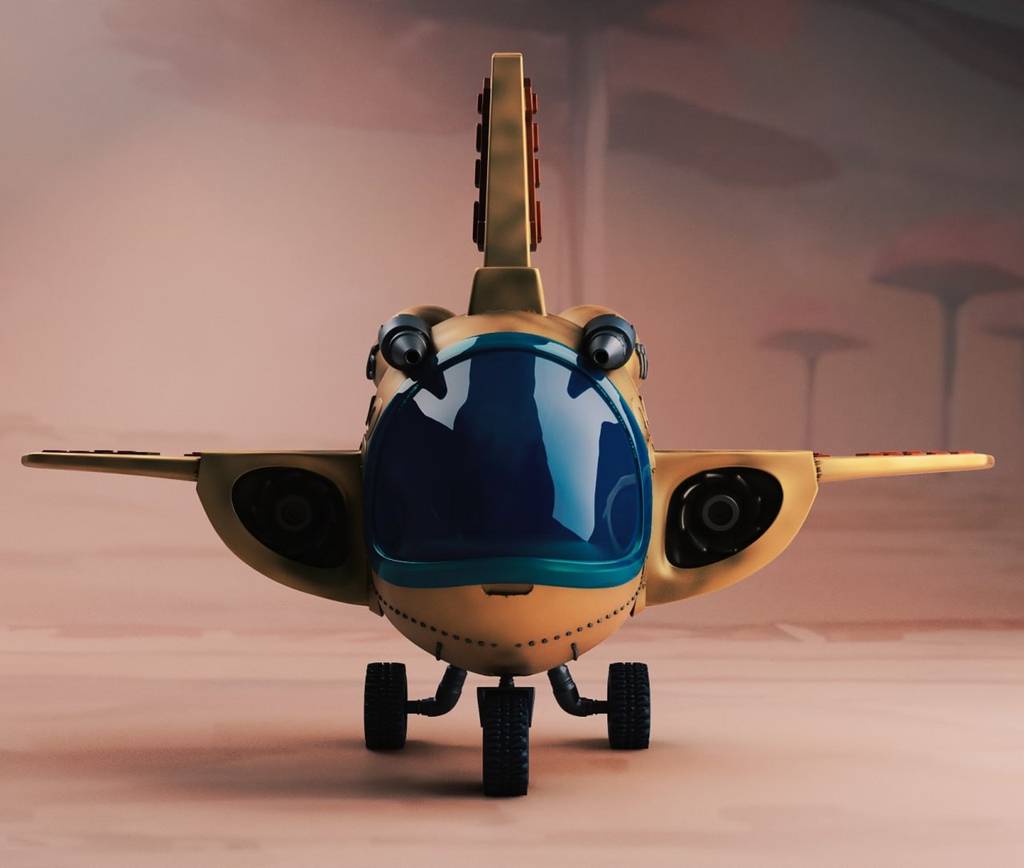 P站图纸印象馆 龙珠 布尔玛的飞船 龙珠 布尔玛的飞船