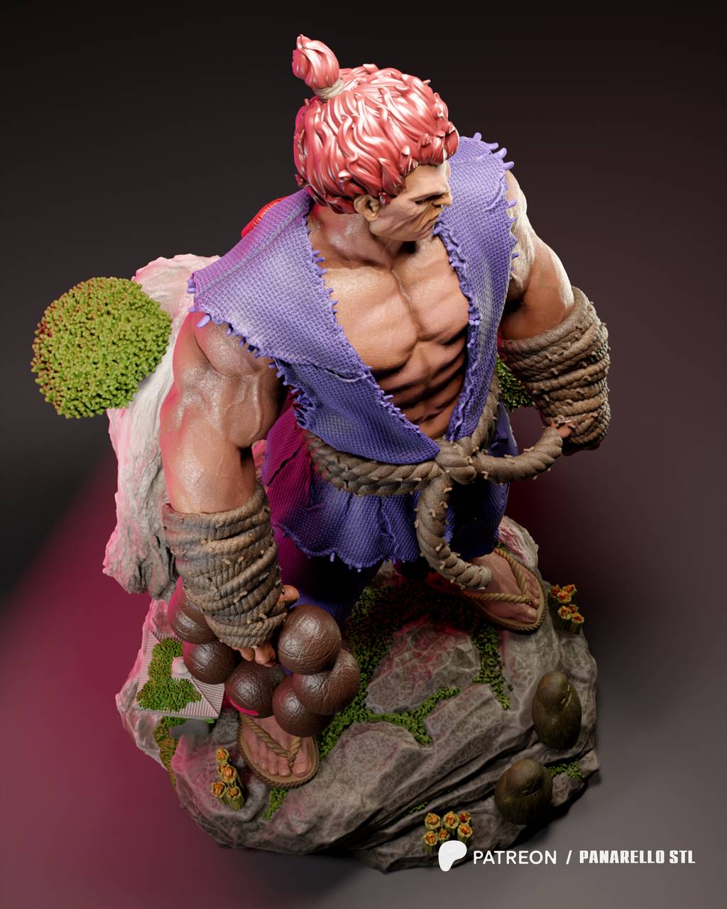 P站图纸印象馆 Panarello 街头霸王 豪鬼 Panarello 街头霸王 豪鬼