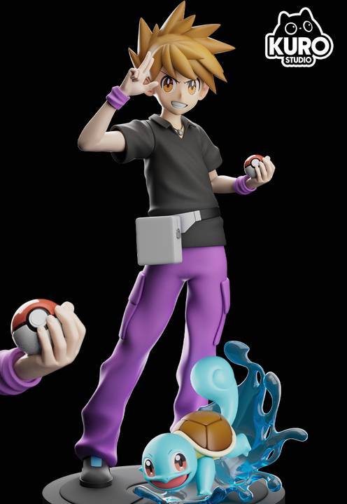 P站图纸印象馆 KuGo figures 精灵宝可梦 小智和杰尼龟 KuGo figures 精灵宝可梦 小智和杰尼龟