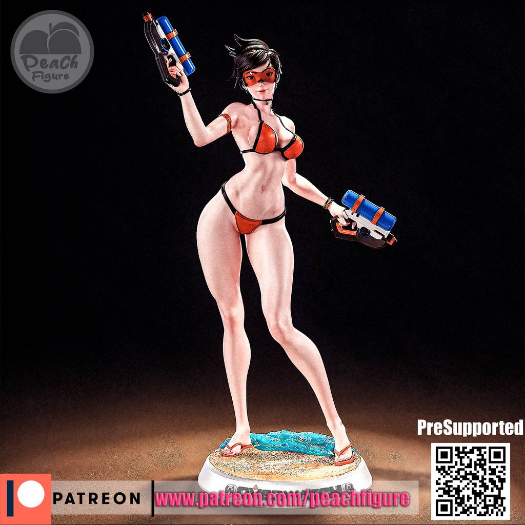 P站图纸印象馆 Peach Figure 守望先锋 猎空 Peach Figure 守望先锋 猎空