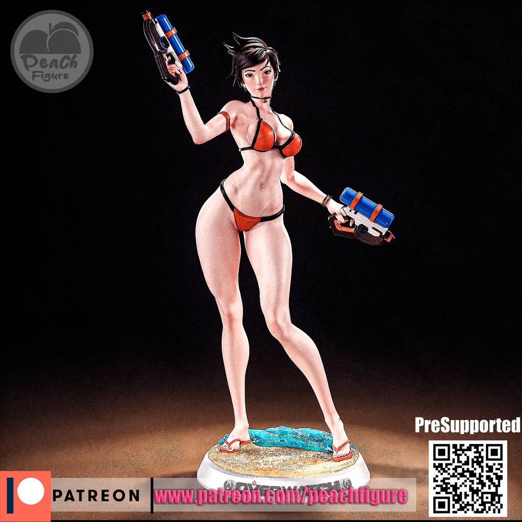 P站图纸印象馆 Peach Figure 守望先锋 猎空 Peach Figure 守望先锋 猎空