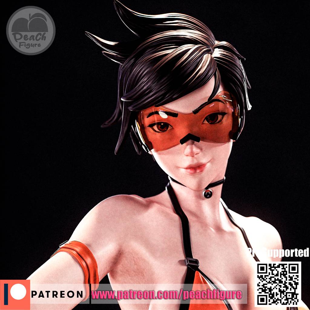 P站图纸印象馆 Peach Figure 守望先锋 猎空 Peach Figure 守望先锋 猎空