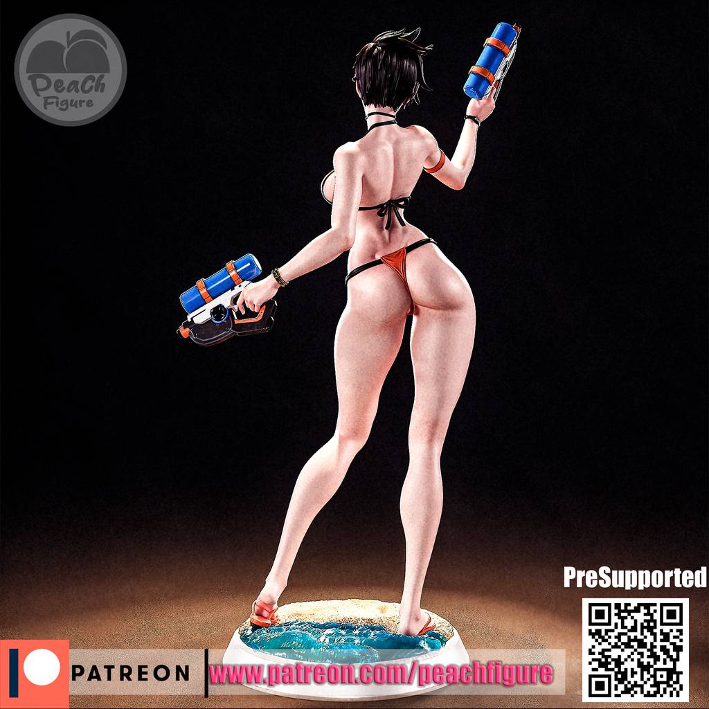 P站图纸印象馆 Peach Figure 守望先锋 猎空 Peach Figure 守望先锋 猎空