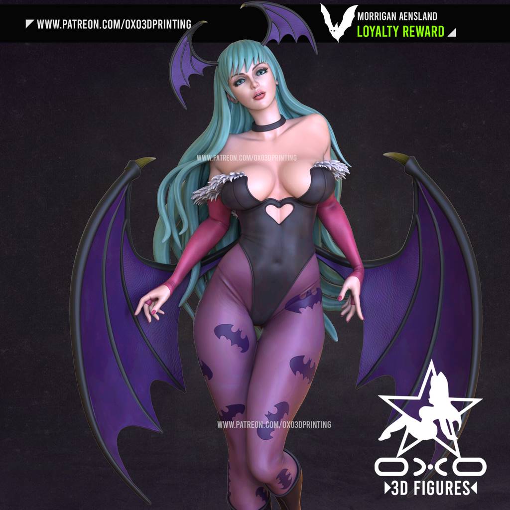 P站图纸印象馆 OXO3D 恶魔战士 莫莉卡·安斯兰特 OXO3D 恶魔战士 莫莉卡·安斯兰特