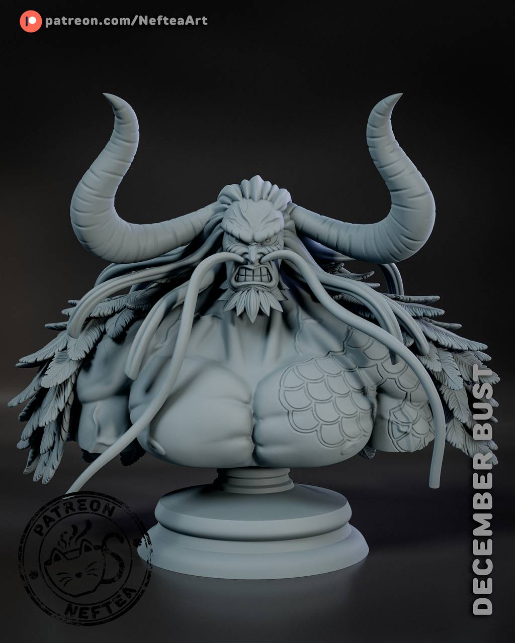 P站图纸印象馆 Neftea 海贼王 凯多 Neftea 海贼王 凯多