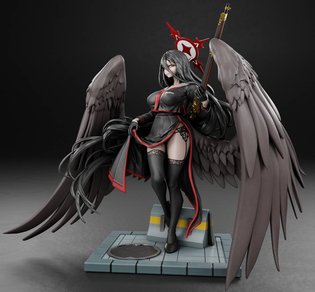 P站图纸印象馆 碧蓝档案 羽川莲见 碧蓝档案 羽川莲见