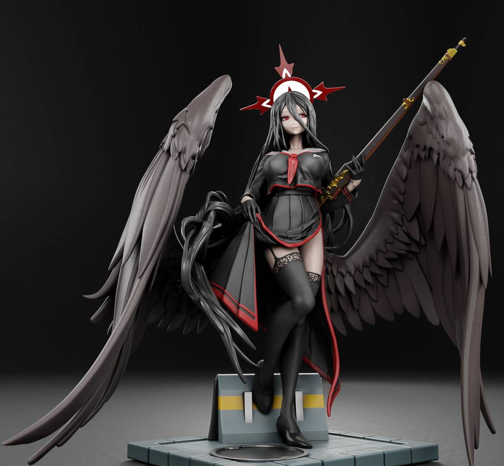 P站图纸印象馆 碧蓝档案 羽川莲见 碧蓝档案 羽川莲见