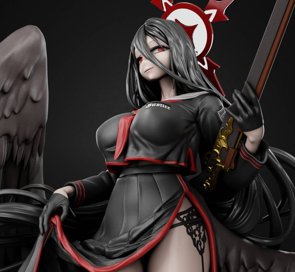 P站图纸印象馆 碧蓝档案 羽川莲见 碧蓝档案 羽川莲见