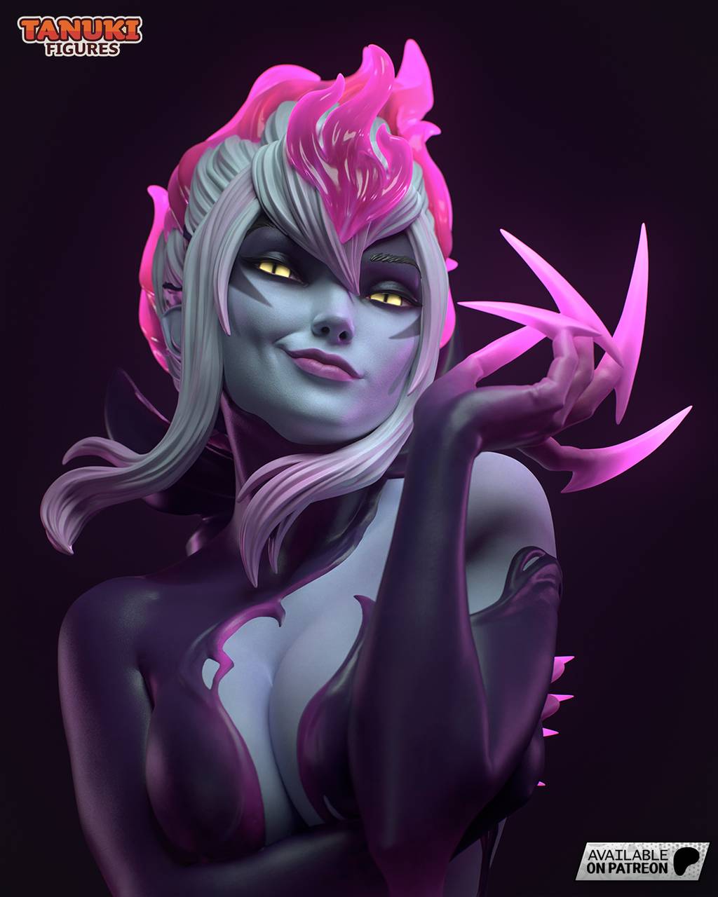 P站图纸印象馆 英雄联盟 伊芙琳 英雄联盟 伊芙琳