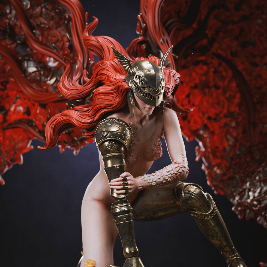 P站图纸印象馆 CA3D 艾尔登法环 玛莲妮亚 CA3D 艾尔登法环 玛莲妮亚