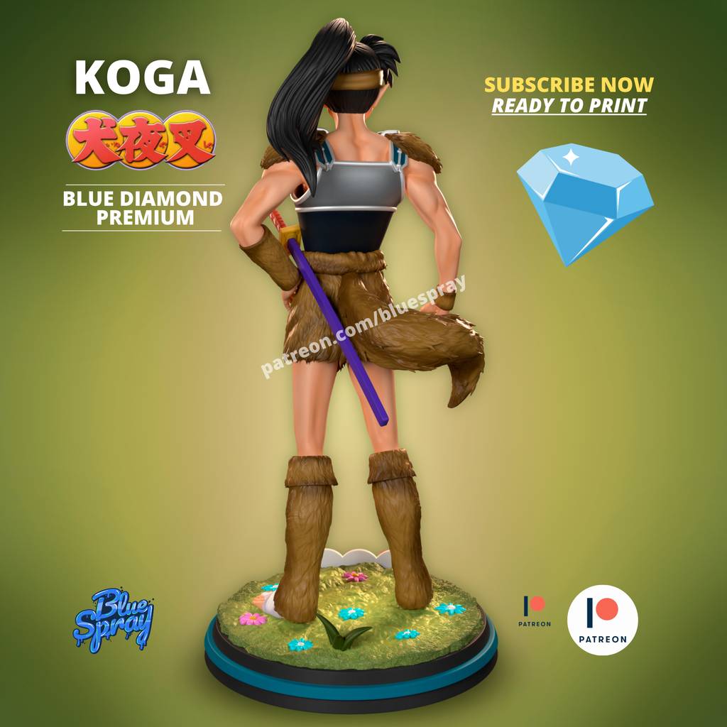 P站图纸印象馆 Blue Spray 犬夜叉 钢牙 Blue Spray 犬夜叉 钢牙