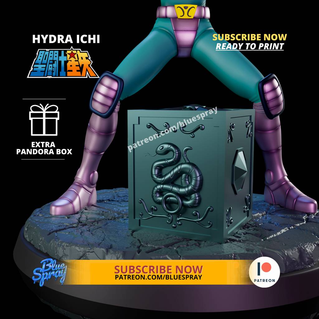 P站图纸印象馆 Blue Spray 圣斗士星矢 水蛇毒牙 Blue Spray 圣斗士星矢 水蛇毒牙