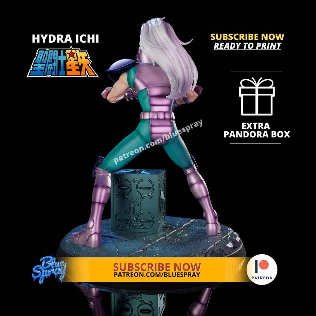 P站图纸印象馆 Blue Spray 圣斗士星矢 水蛇毒牙 Blue Spray 圣斗士星矢 水蛇毒牙