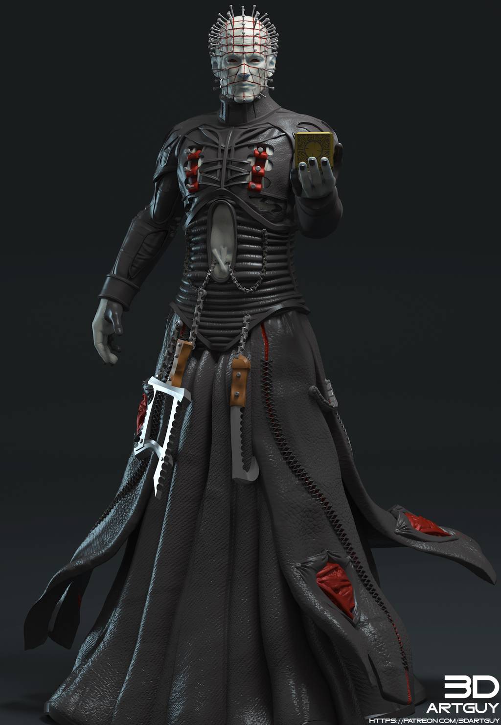 P站图纸印象馆 3DArtGuy 猛鬼追魂 钉子头修道士 3DArtGuy 猛鬼追魂 钉子头修道士