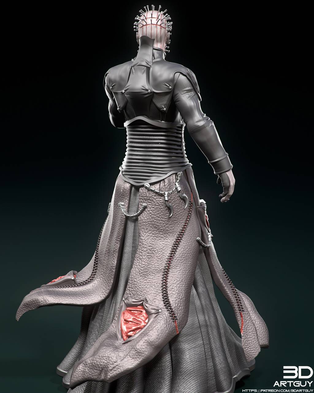 P站图纸印象馆 3DArtGuy 猛鬼追魂 钉子头修道士 3DArtGuy 猛鬼追魂 钉子头修道士