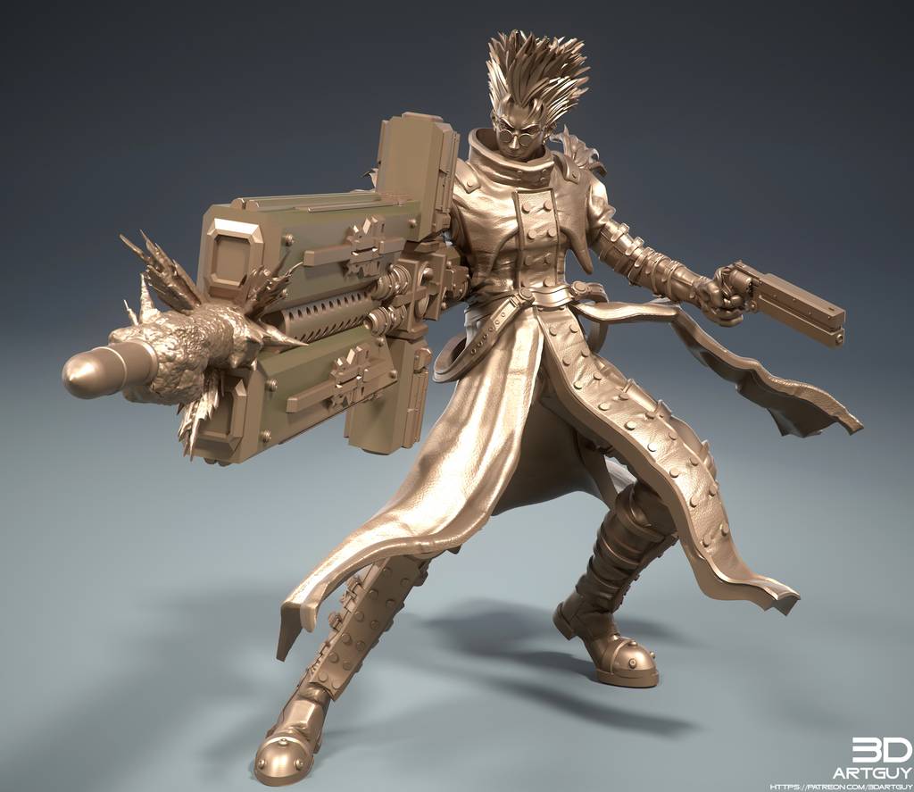 P站图纸印象馆 3DArtGuy 枪神 法修・史丹比特 3DArtGuy 枪神 法修・史丹比特