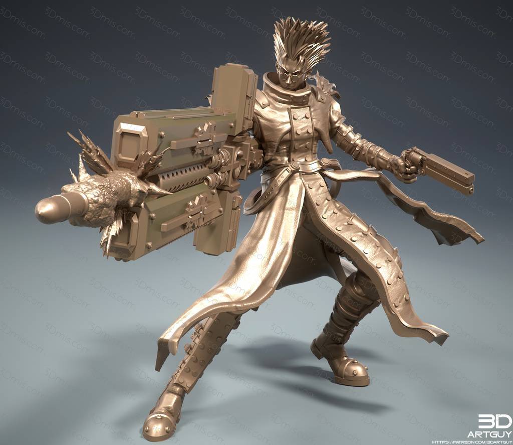 P站图纸印象馆 3DArtGuy 枪神 法修・史丹比特 3DArtGuy 枪神 法修・史丹比特