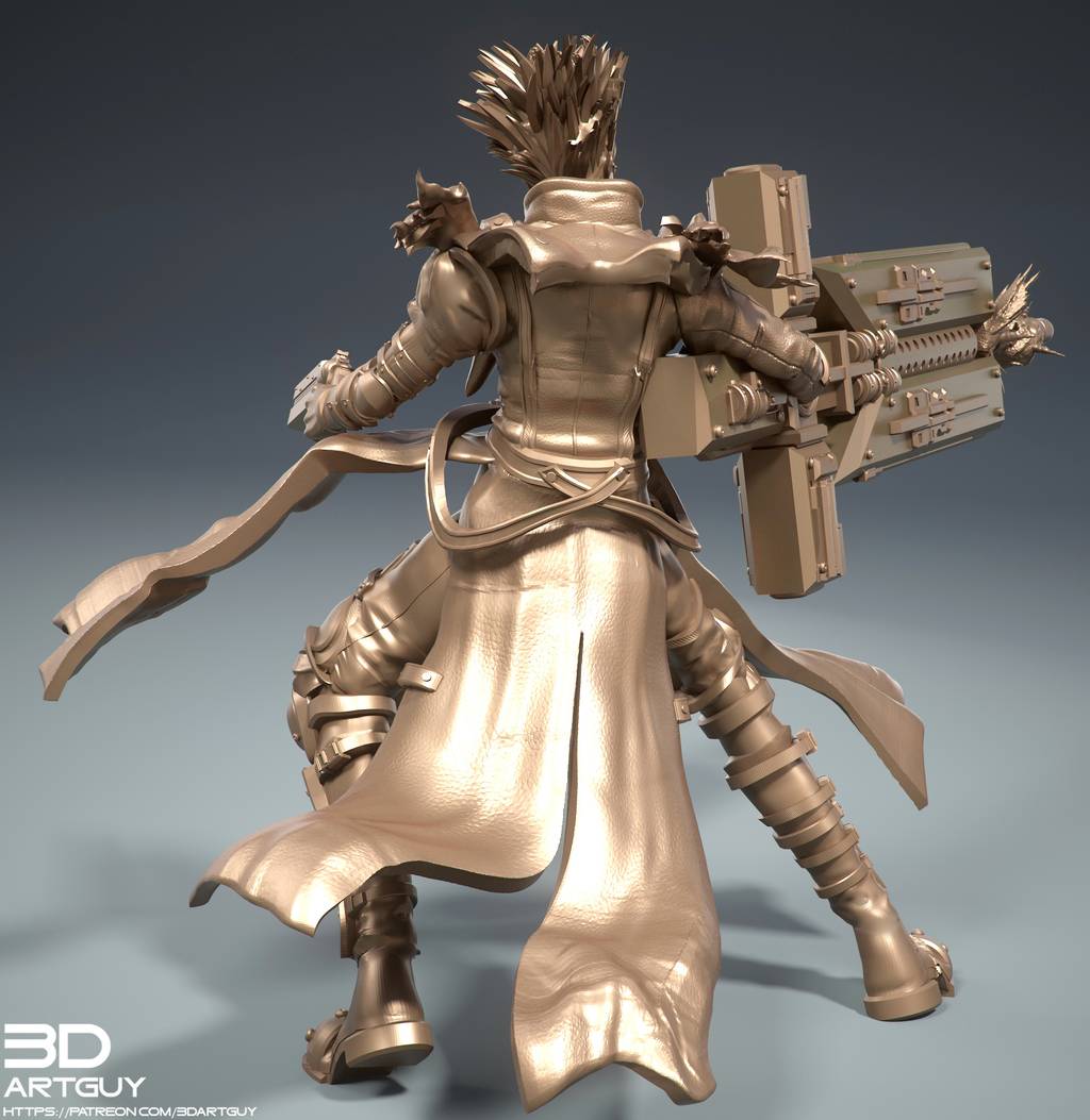 P站图纸印象馆 3DArtGuy 枪神 法修・史丹比特 3DArtGuy 枪神 法修・史丹比特