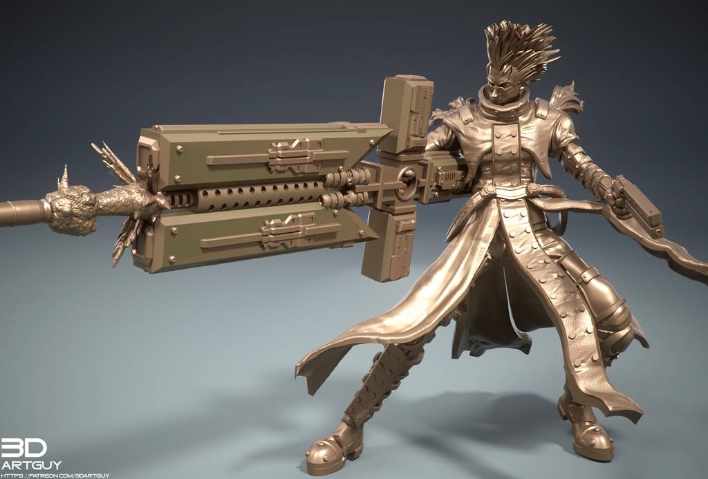 P站图纸印象馆 3DArtGuy 枪神 法修・史丹比特 3DArtGuy 枪神 法修・史丹比特