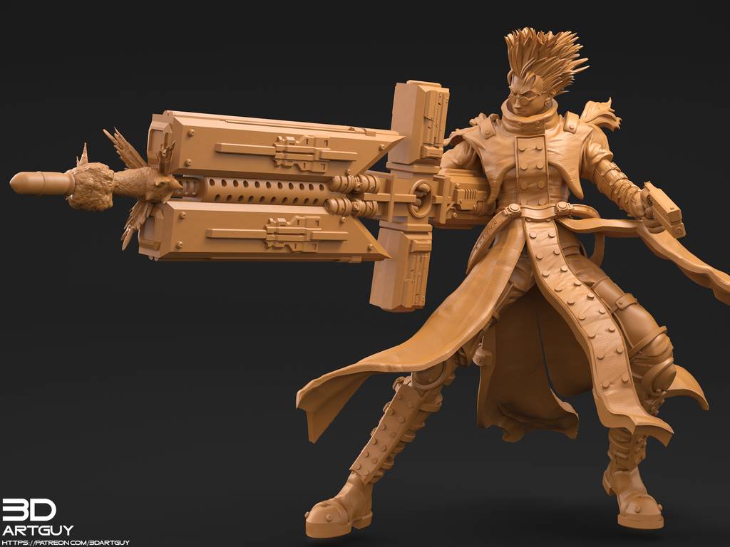 P站图纸印象馆 3DArtGuy 枪神 法修・史丹比特 3DArtGuy 枪神 法修・史丹比特