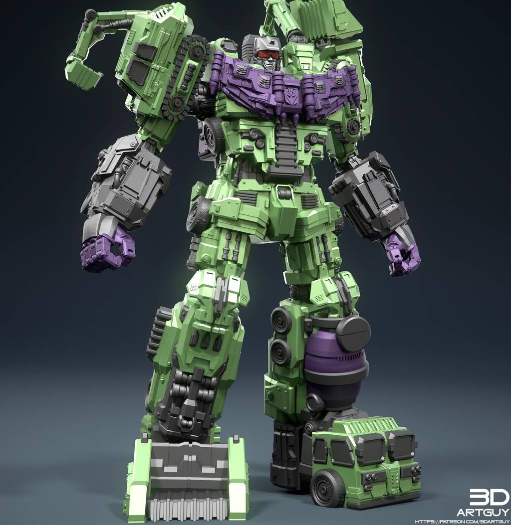 P站图纸印象馆 3DArtGuy 变形金刚 毁灭者 3DArtGuy 变形金刚 毁灭者