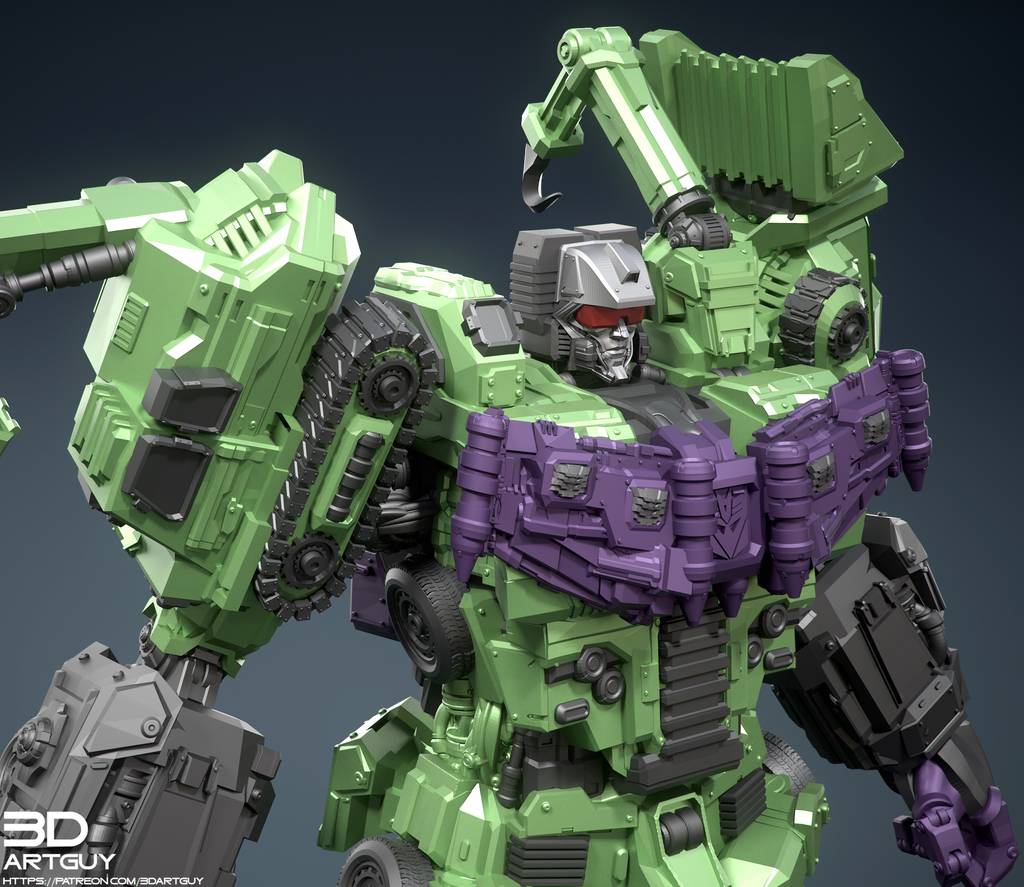 P站图纸印象馆 3DArtGuy 变形金刚 毁灭者 3DArtGuy 变形金刚 毁灭者