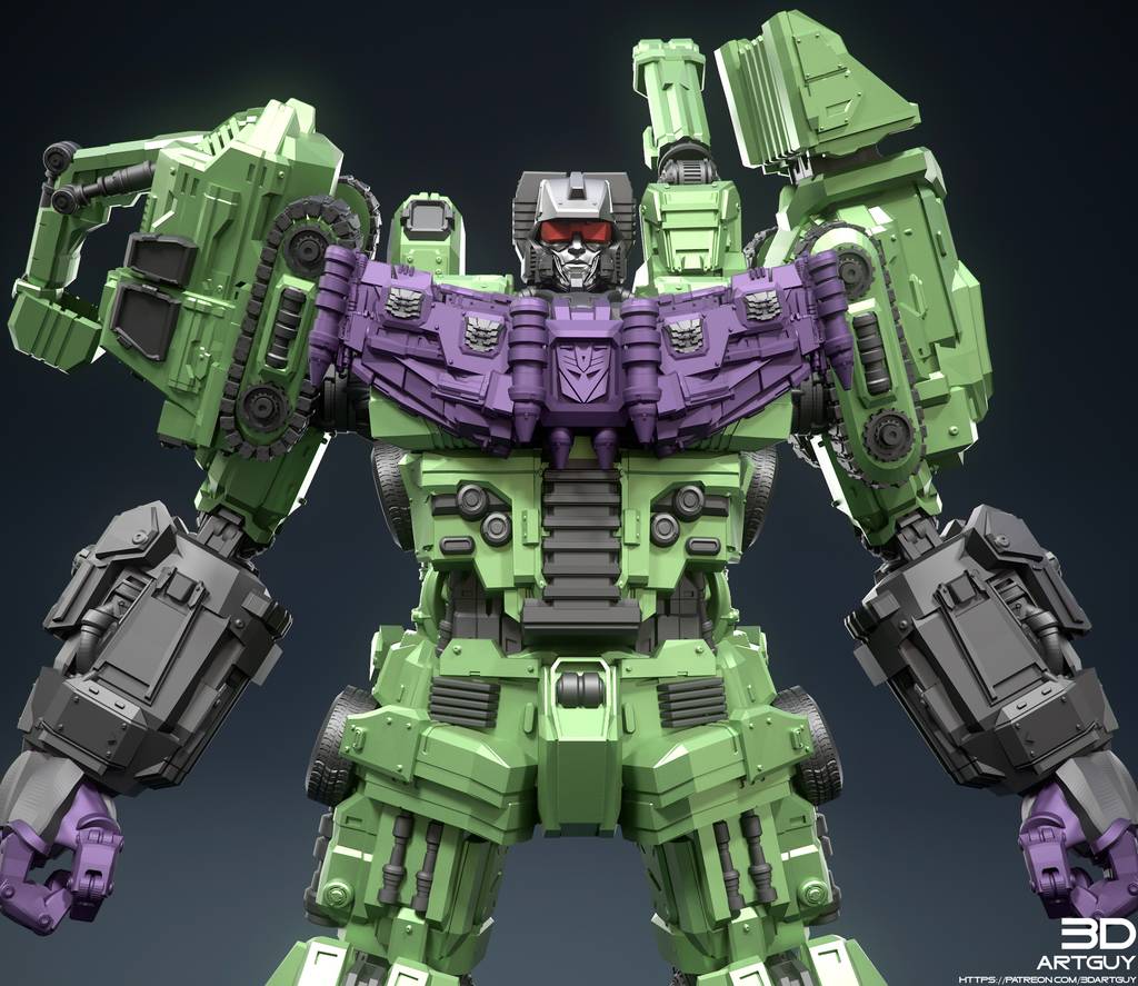 P站图纸印象馆 3DArtGuy 变形金刚 毁灭者 3DArtGuy 变形金刚 毁灭者