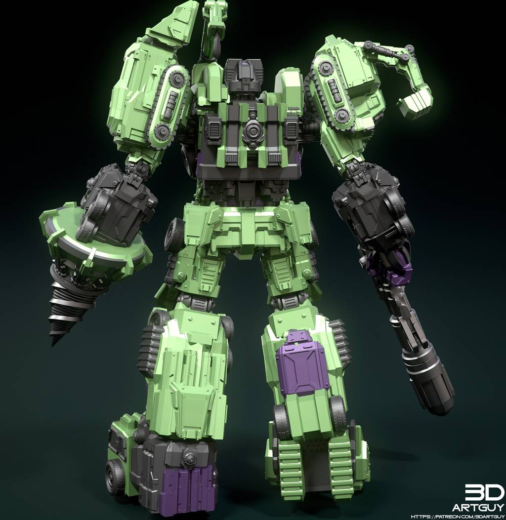 P站图纸印象馆 3DArtGuy 变形金刚 毁灭者 3DArtGuy 变形金刚 毁灭者