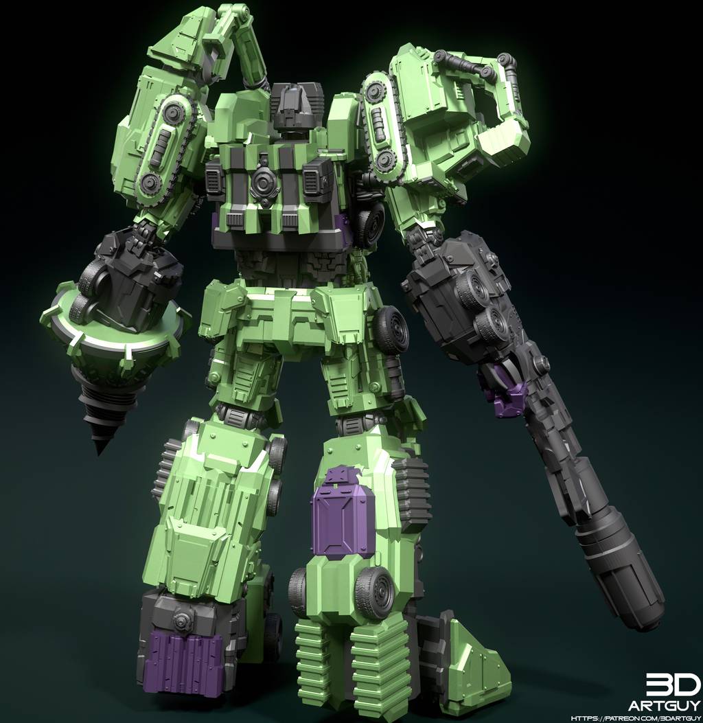 P站图纸印象馆 3DArtGuy 变形金刚 毁灭者 3DArtGuy 变形金刚 毁灭者