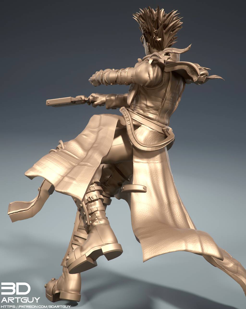 P站图纸印象馆 3DArtGuy 枪神 法修・史丹比特 3DArtGuy 枪神 法修・史丹比特