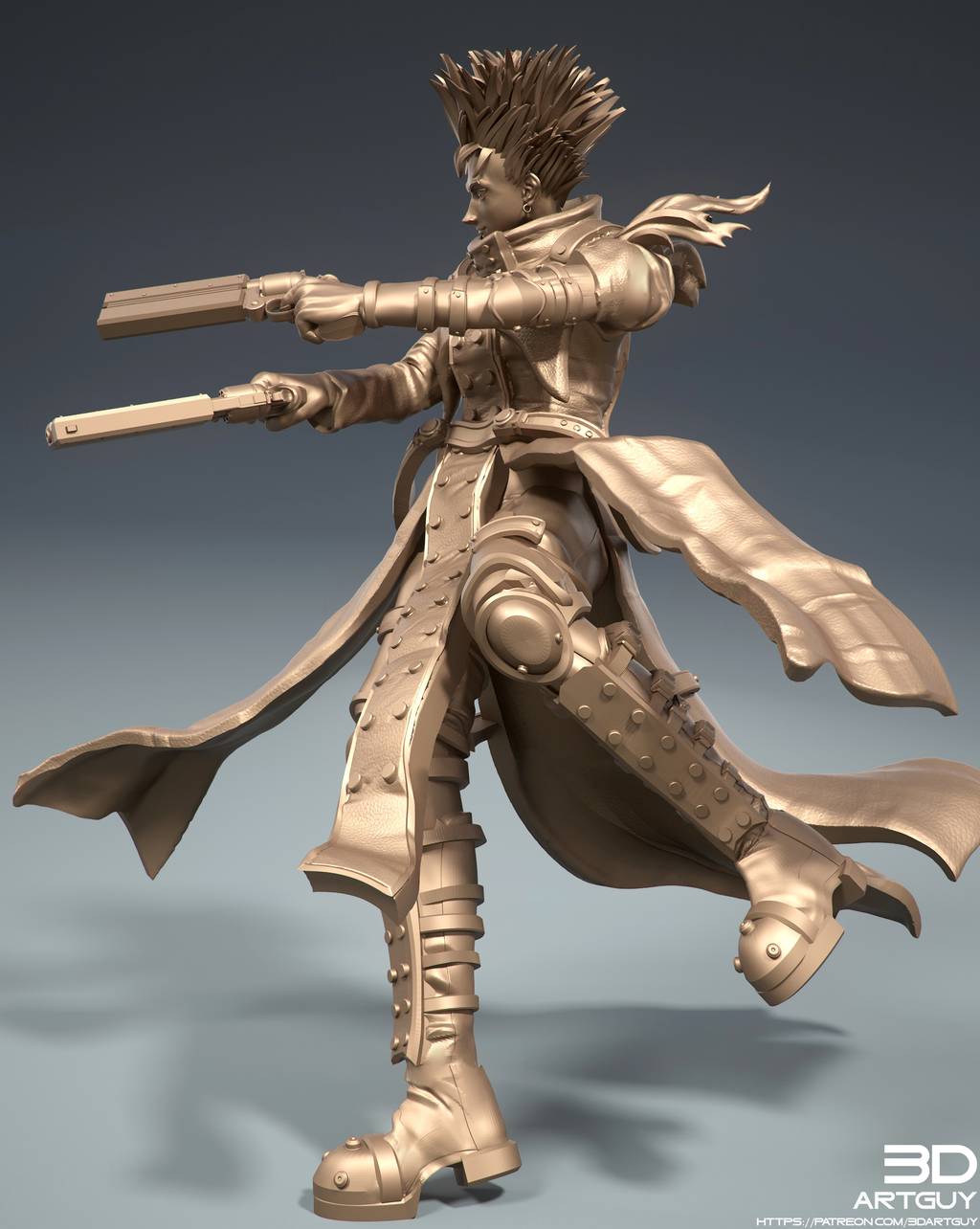 P站图纸印象馆 3DArtGuy 枪神 法修・史丹比特 3DArtGuy 枪神 法修・史丹比特