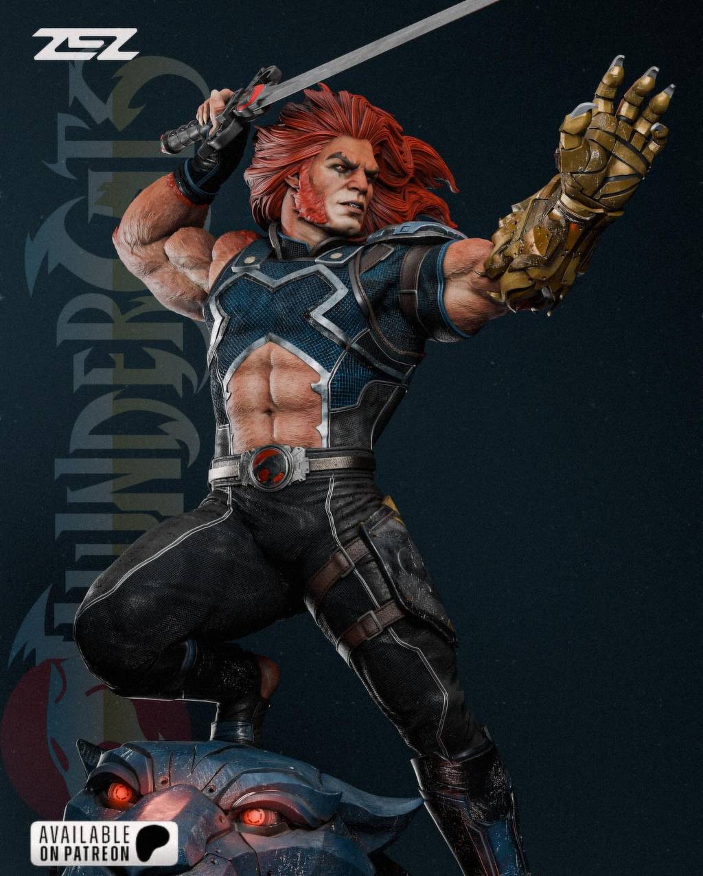 P站图纸印象馆 ZEZ STUDIOS 霹雳猫 狮猫 ZEZ STUDIOS 霹雳猫 狮猫